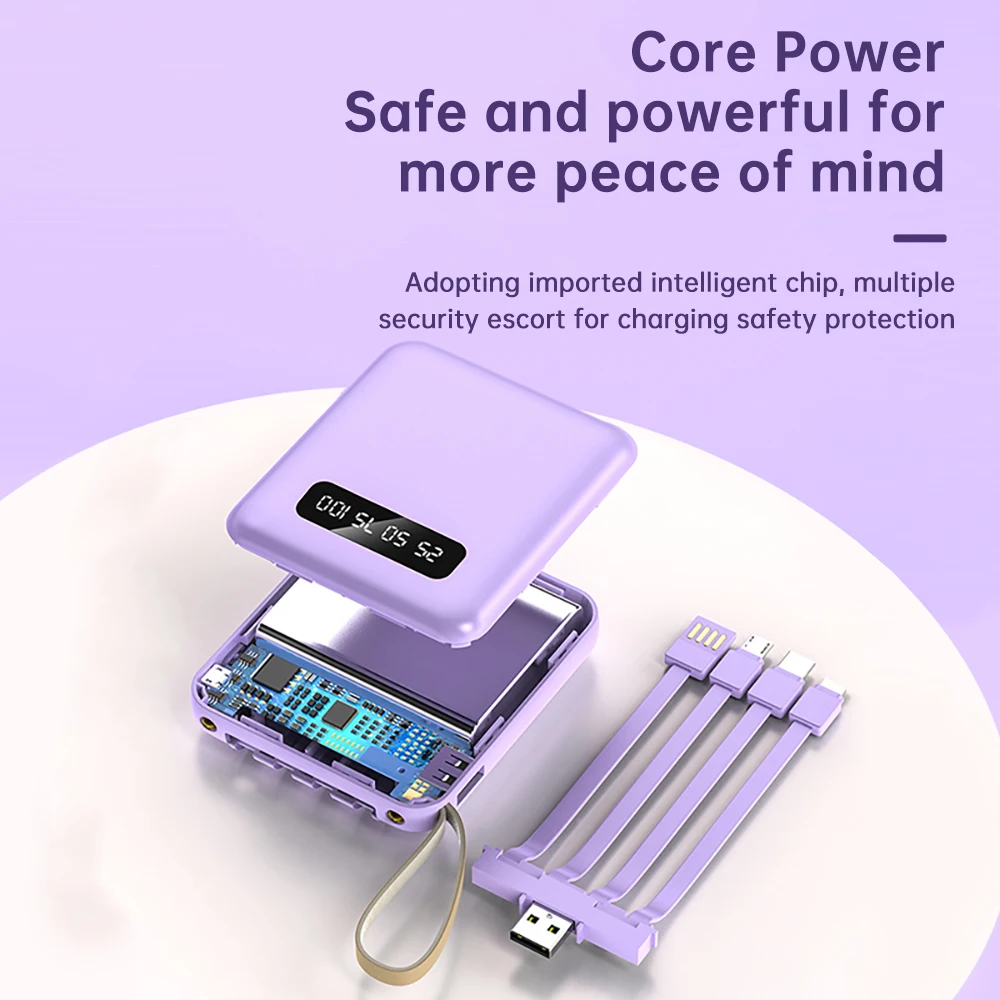 Rechargeable Battery DIY Kit 18650 Power Bank Charge Storage Box Digital Display 4 Output Interface For Charging Mobile Phones battery power bank box,battery storage box