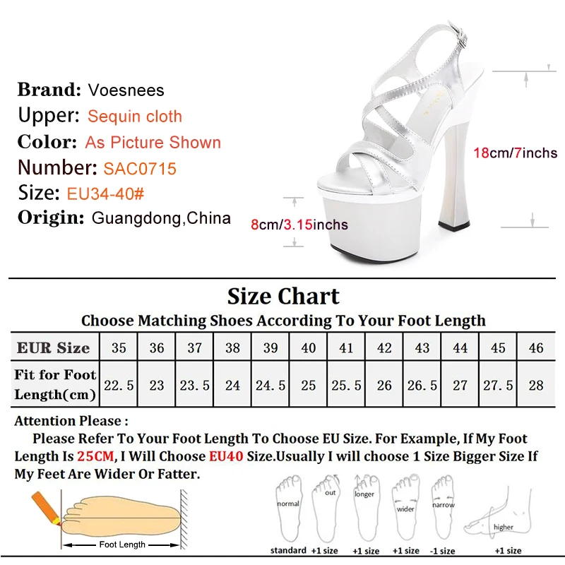 Platform Sandals Women Gladiator 18CM/7Inch Super High Heels 2024 Hot Sell Summer Fashion Model Shoes Sexy Cross Straps Sandals