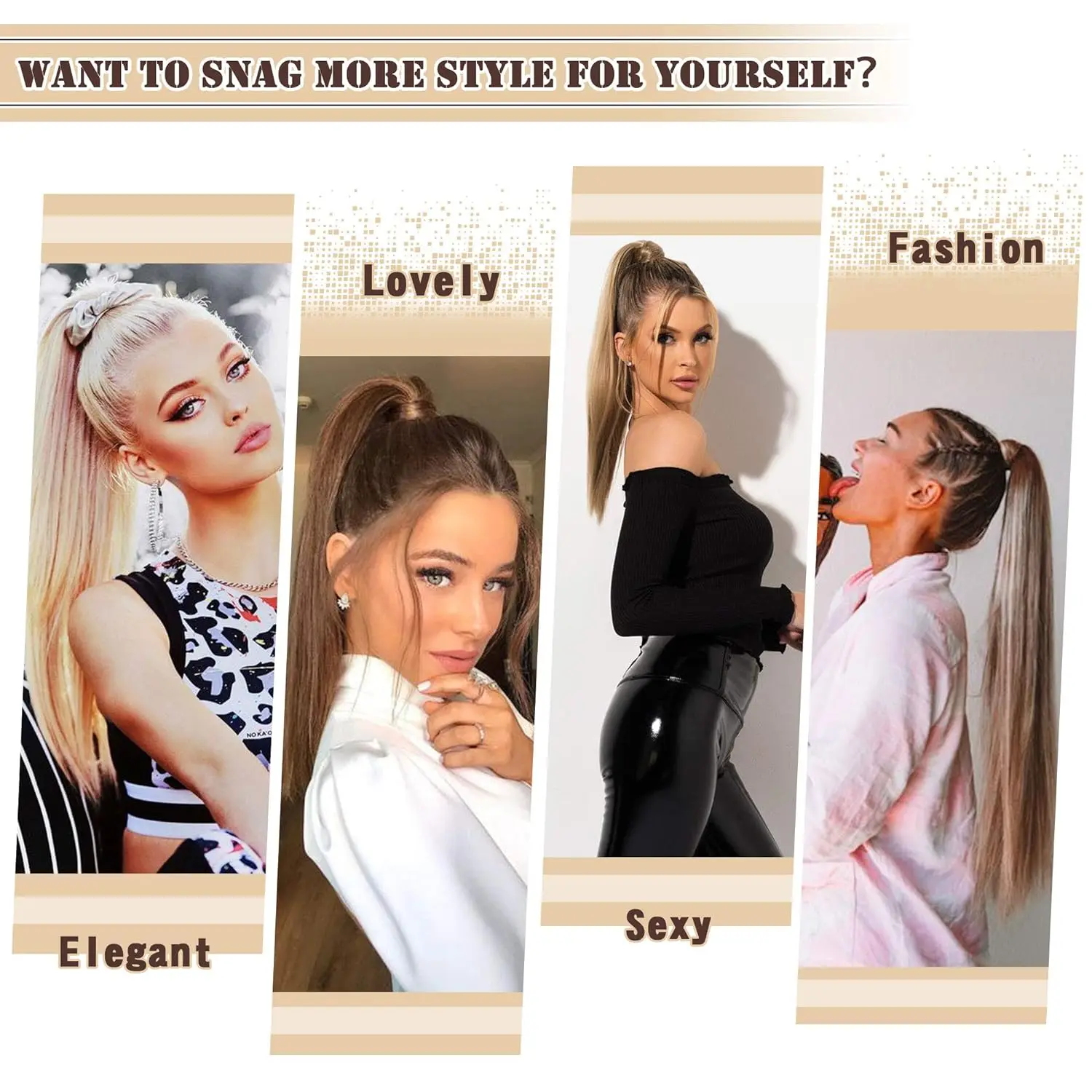 Synthetic Hair Ponytail