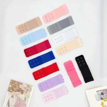 1PC Estensori del reggiseno Estensione della fibbia della cinghia 3 file 2 ganci Cinghie di chiusura Estensore della cinghia del reggiseno delle donne Strumento di cucito Intimo Accessori