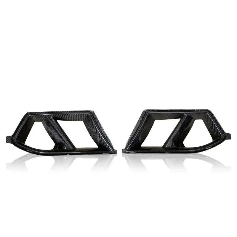 Real Dry carbon fiber suitable for BMW M3 G80 M4 G82 front bumper air vent MP front bumper air vent decoration car refit