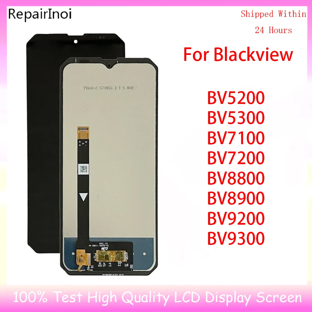 

ЖК-дисплей для Blackview BV5200 BV5300 BV7100 BV7200 BV8800 BV8900 BV9200 BV9300, сменный сенсорный ЖК-экран с цифровым преобразователем
