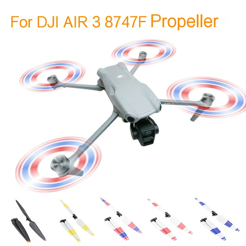

Replacement accessory for DJI Air 3 Blade Propeller Color Wings 8747F Propeller Fan Blades
