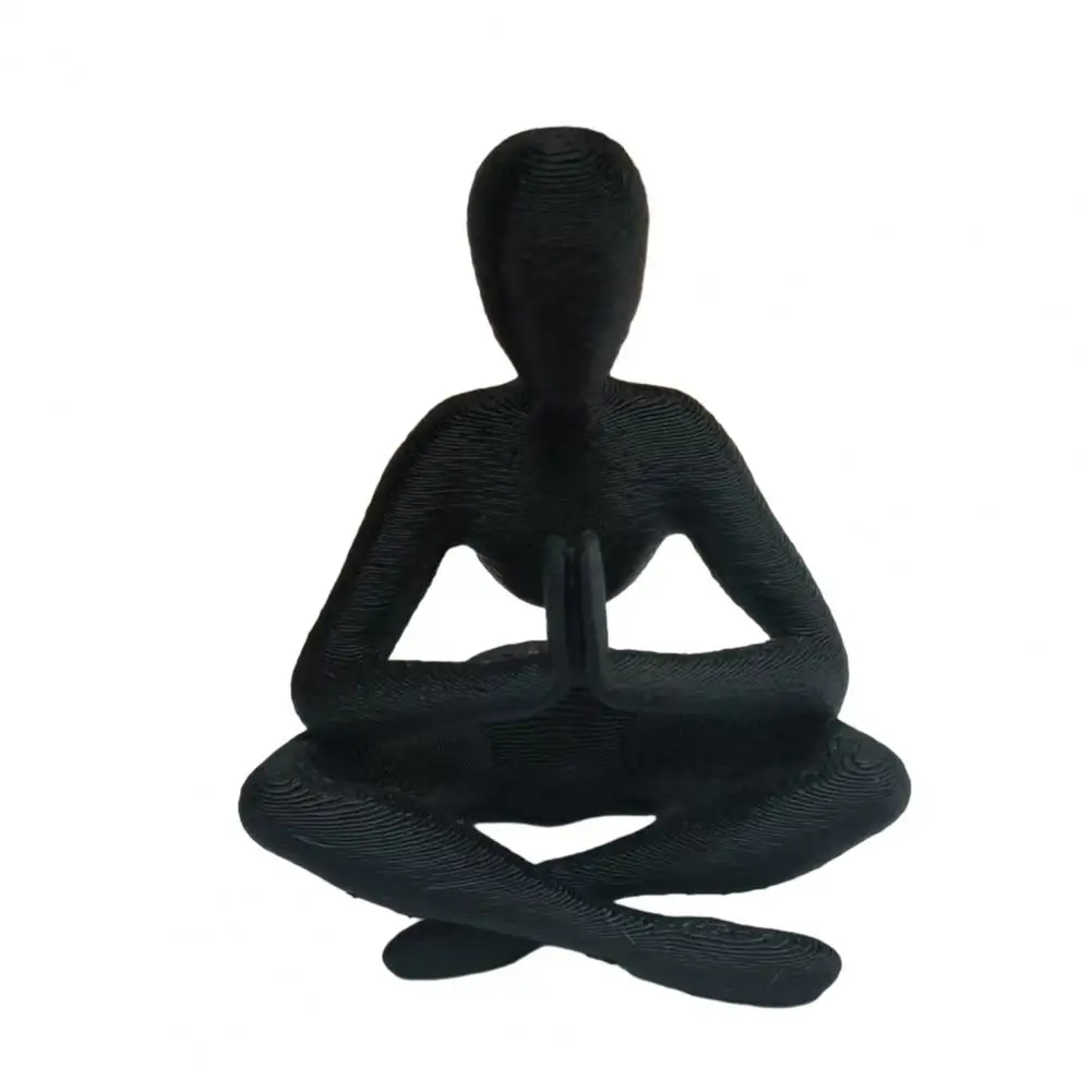 Sd34cec36d87444349b81bd88048ff085F.jpg Minimalist Desk Ornament 3d Printed Thinker Sculpture Abstract Meditator Figurine Collectible Desktop Decor for Home Office - Image 1