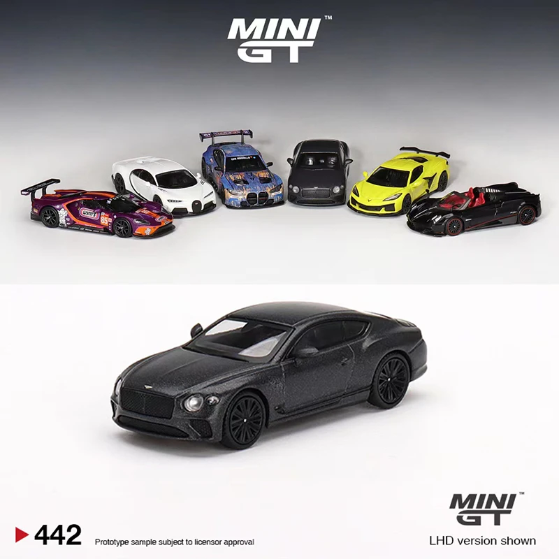 

Мини GT 1:64 модель автомобиля Continental GT Speed 2022 Антрацит атласный сплав литой под давлением #442 LHD