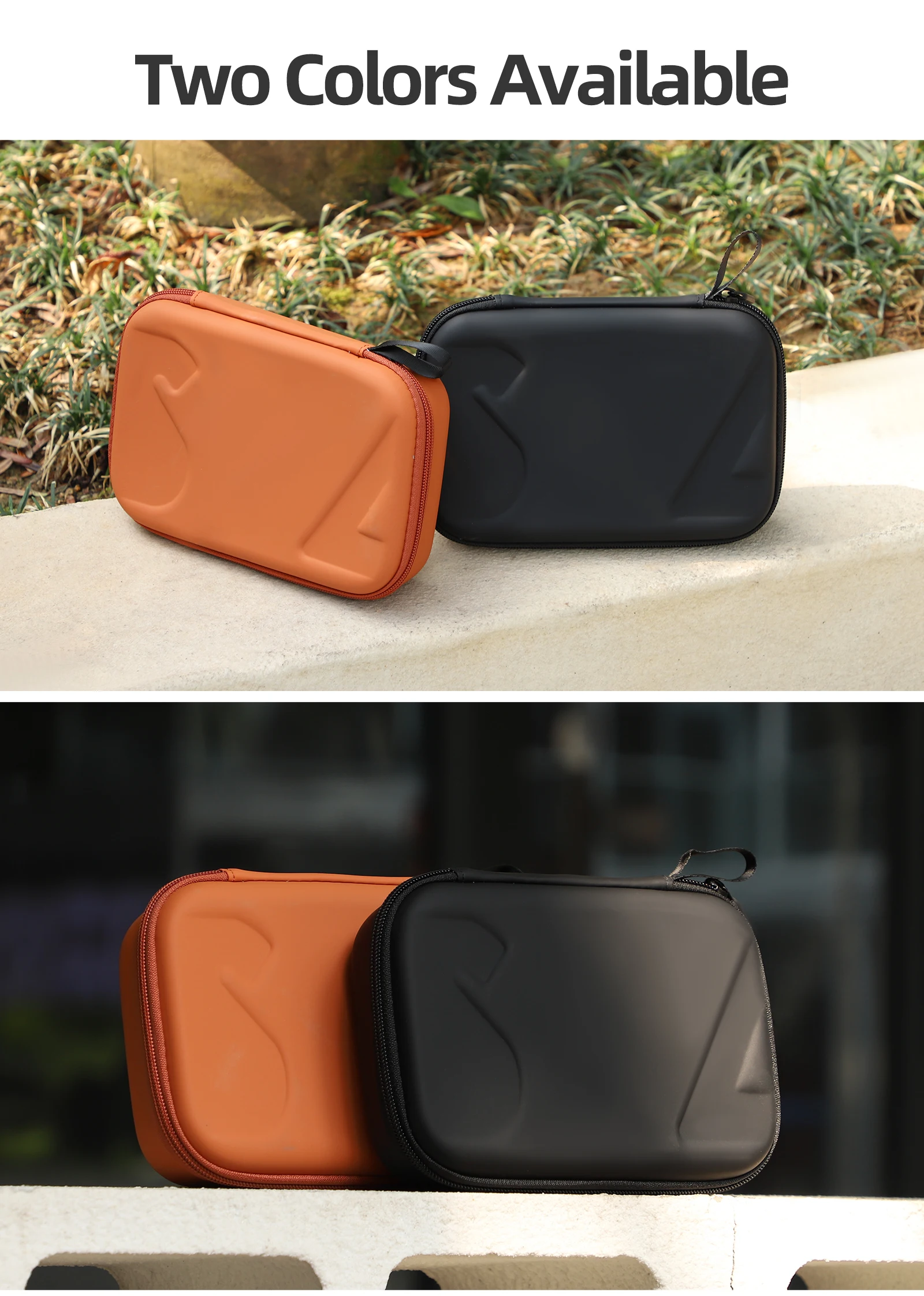 ​for DJI Osmo Mobile 7/7P Storage Case Mobile Phone Gimbal Protective Handbag Accessories Black Orange