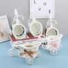 1Pc Cute DIY Handmade Mini Ornament Basket Creative Tricycle Rattan Ornament Basket Birthday Wedding Party Gift Box Basket 6