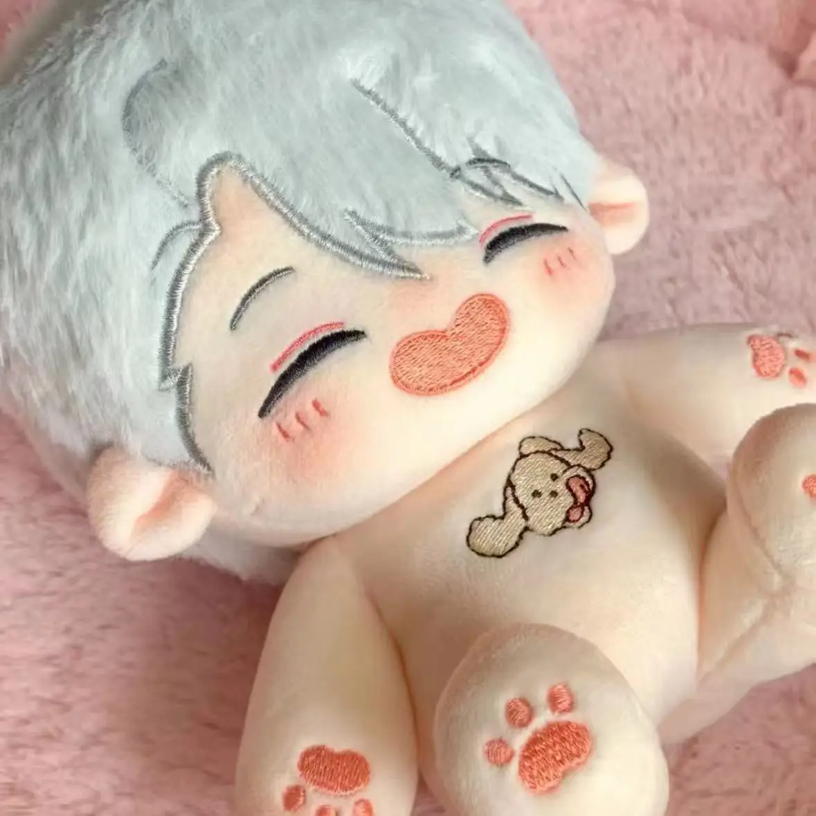 thumbnail image 1 of 20 Cm YURI!!! on ICE Victor Nikiforov Stuffed Plush Body Doll Ha Ha Smile Expression Dress-up Cotton Doll Gift Xmas Toys for Kid, 1 of 4