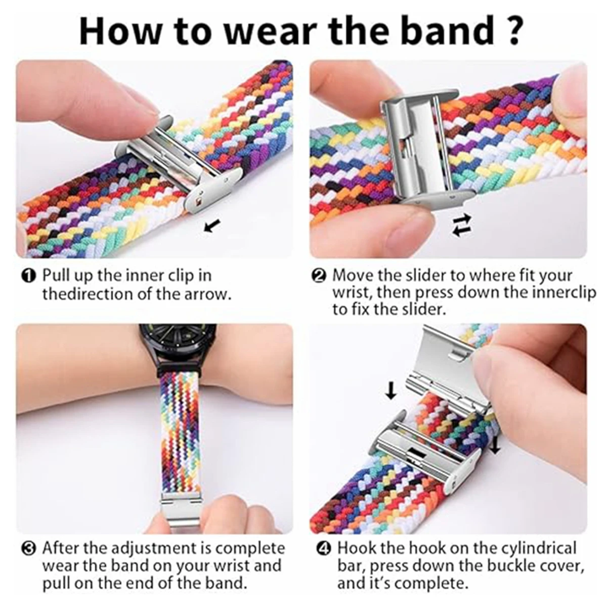 Braided Elastic Sport Bracelet Band