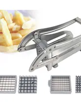  Potato slicer household stainless steel hand-pressed french fries slicer cucumber potato fries cutting artifact tool 