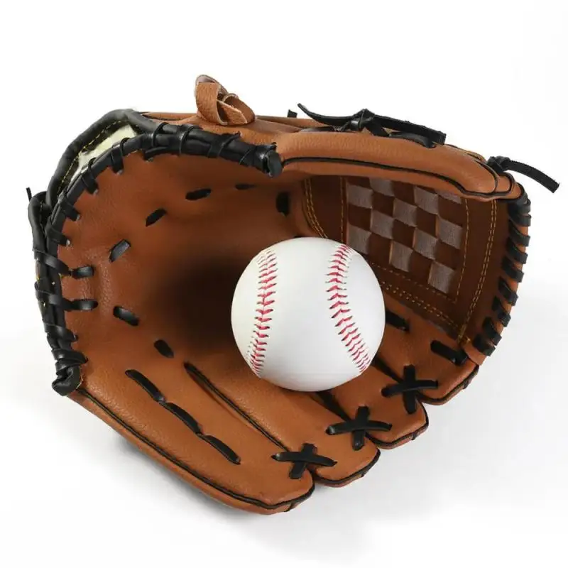 Outdoor Sport Baseball Glove Softball Practice Equipment Size 9.5/10.5/11.5/12.5 Left Hand For Kids/Adults Man Woman Training baseball gloves