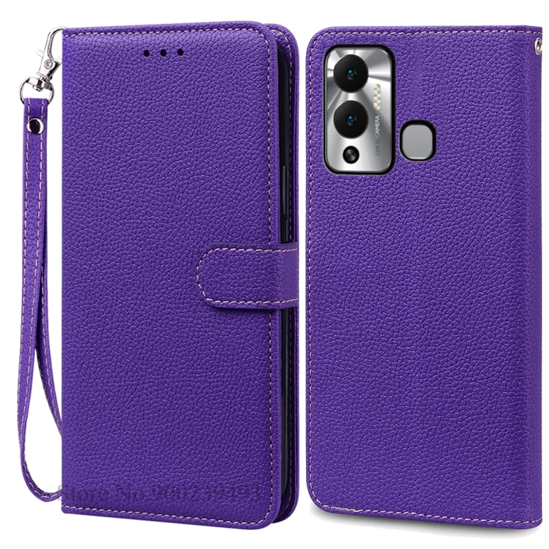 Leather Wallet Flip Case - Premium Protective Cover with Card Holder Slots