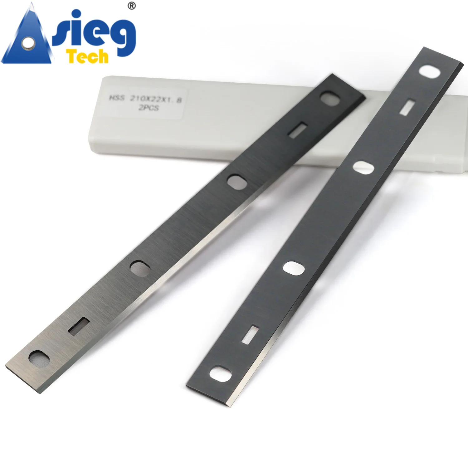 210&times;22&times;1.8mm Planer Blades Jointer Knives HSS for Scheppach HMS860 Delta 37-070 Woodstar Kity PT8500 Bernado-Set of 2PCS