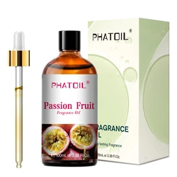 Exotic Aromatherapy Fragrance Oil Blend - Coconut, Vanilla, Strawberry, Cherry, Lemon, and Papaya - 100ml (Passion Fruit)