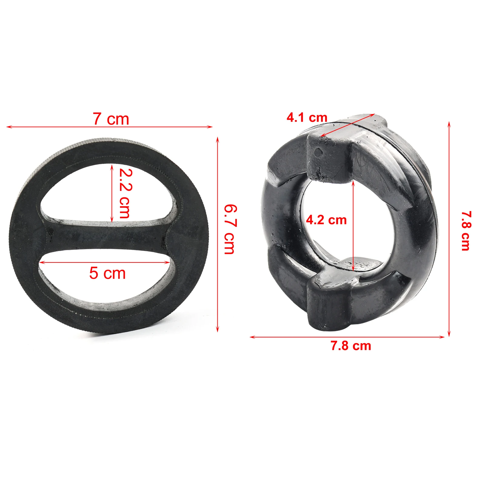 Für BMW E21 E34 E24 E28 E30 E36 3 5 6 Z3 Z1 Roadster 7 E32 6 E24 18211177708 1PC Abgasanlage Aufhänger Ring Dämpfer Halter Halterung – Detail 7