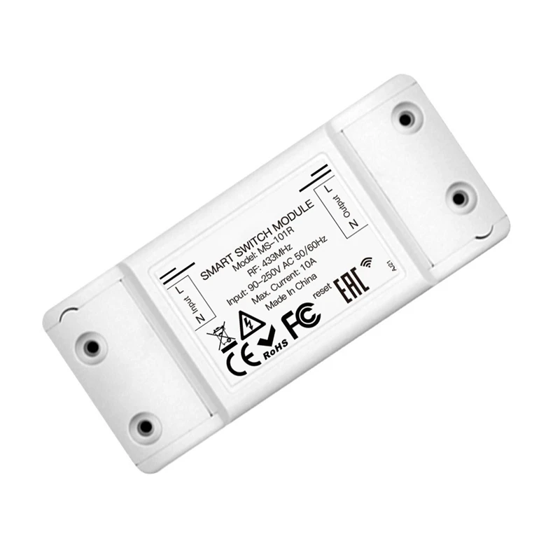 

External RF433 Radio Frequency Switch Button Double Control Switch 10A Switch Durable Easy Install Easy To Use