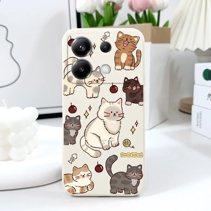 Adorable Feline-Themed Silicone Phone Case