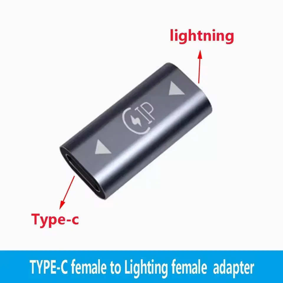 Enhanced Product Title:  
USB-C to Lightning OTG Adapter for Fast Charging and Data Transfer
