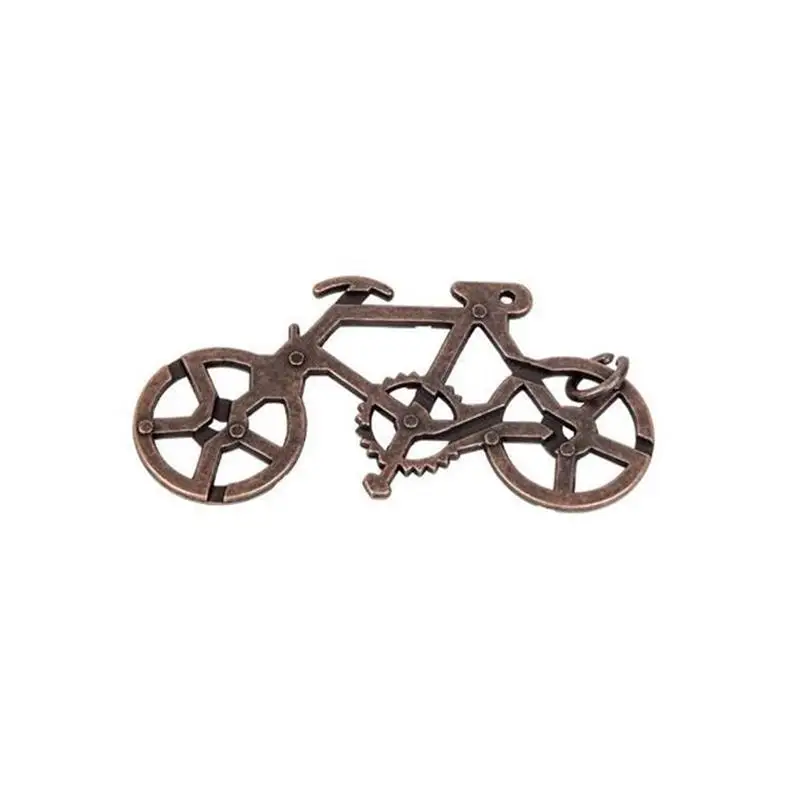 Metal Bike Puzzle Game Classic Zinc alloy IQ brain teaser Mind Puzzles Game Gift