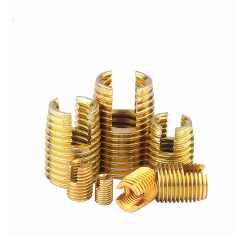 

100 PCS Fine Thread 302 M12X1.25 Type Self-tapping Screw Sleeve Color Zinc Slotted Screw Sleeve Nut