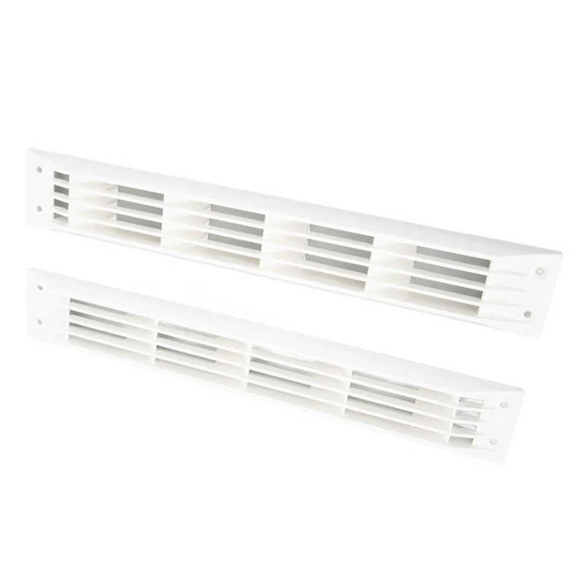 Marine Town - Grille de ventilation - couvercle PVC - 80x80 mm - blanc  MARINE TOWN 09121740 