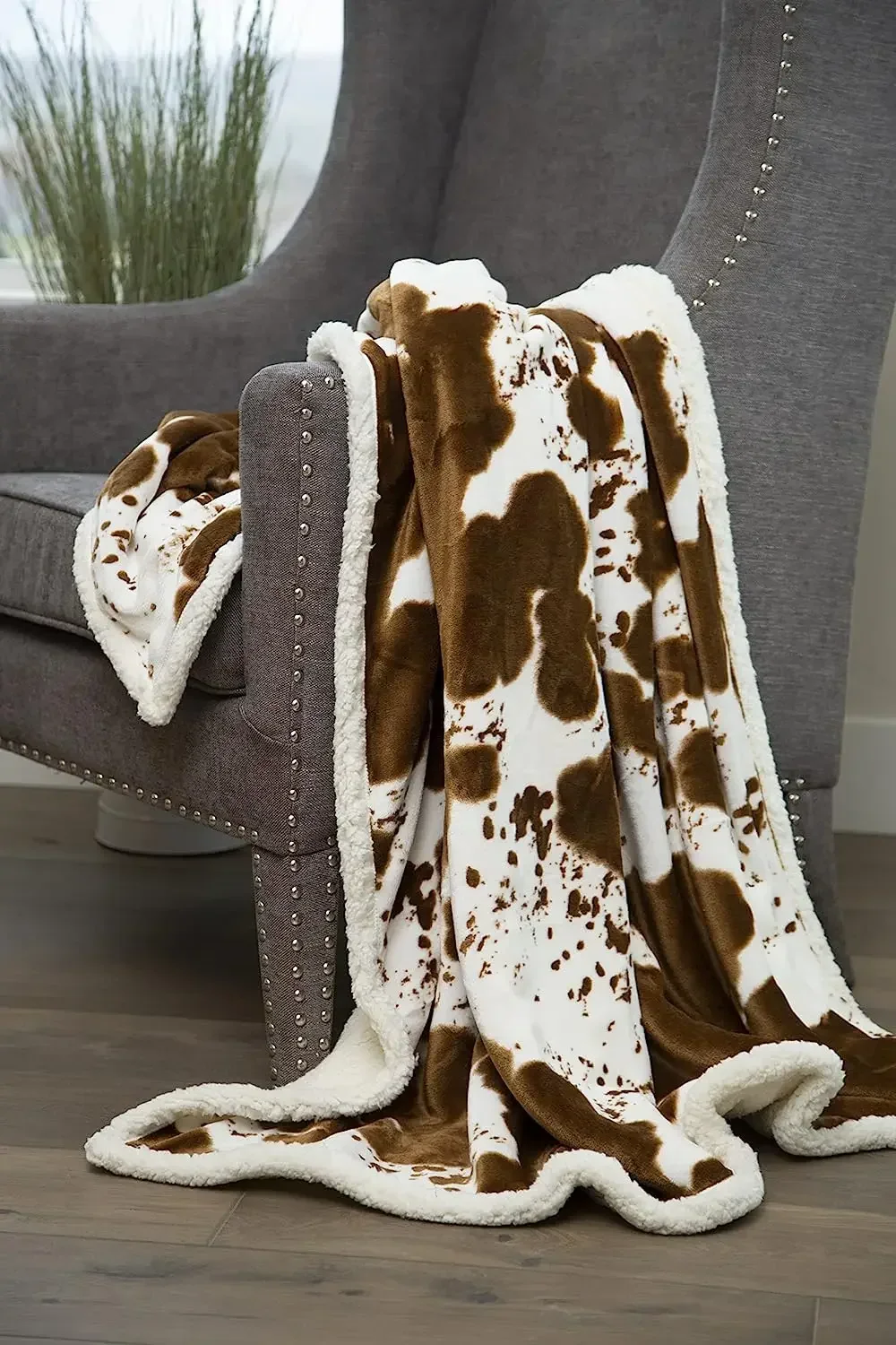 

Plush Southwestern Sherpa Throw Blanket Throws for Adults Women Men,