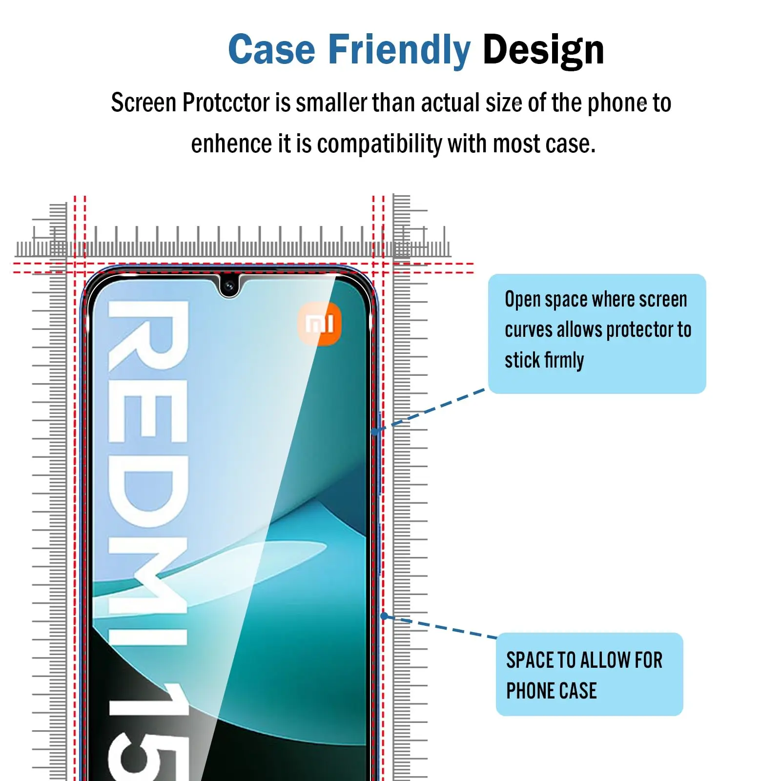 Ultra-Clear HD Tempered Glass Screen Protector - 9H Hardness, Anti-Scratch, Case-Friendly