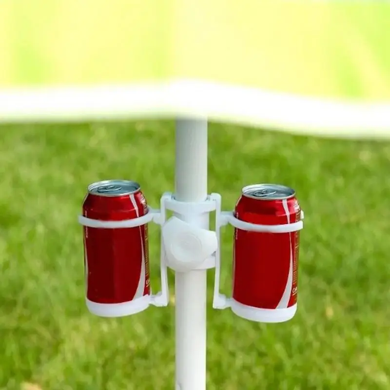 Beach Umbrella Cup Holder Outdoor Parasol Tray Cup Multi-functional Sunshade Umbrella Tube Leak-proof Water Tray Drinks Holder