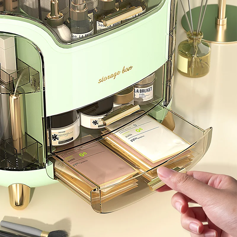화장품 보관함, 메이크업 정리함, 데스크탑 휴대용 보관함, 메이크업 용기, 쥬얼리 립스틱 상자