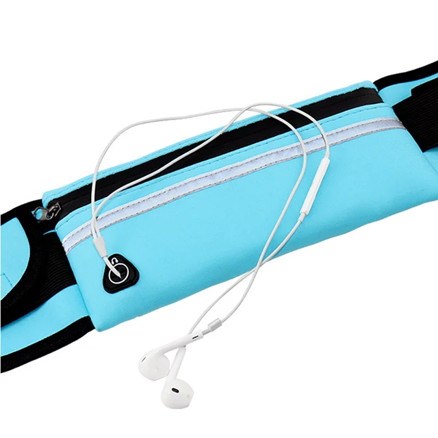 Running Belt Waist Bag with Water Bottle Holder Sports Fanny Pack Women Men Hydration Phone Holder Pouch 3
