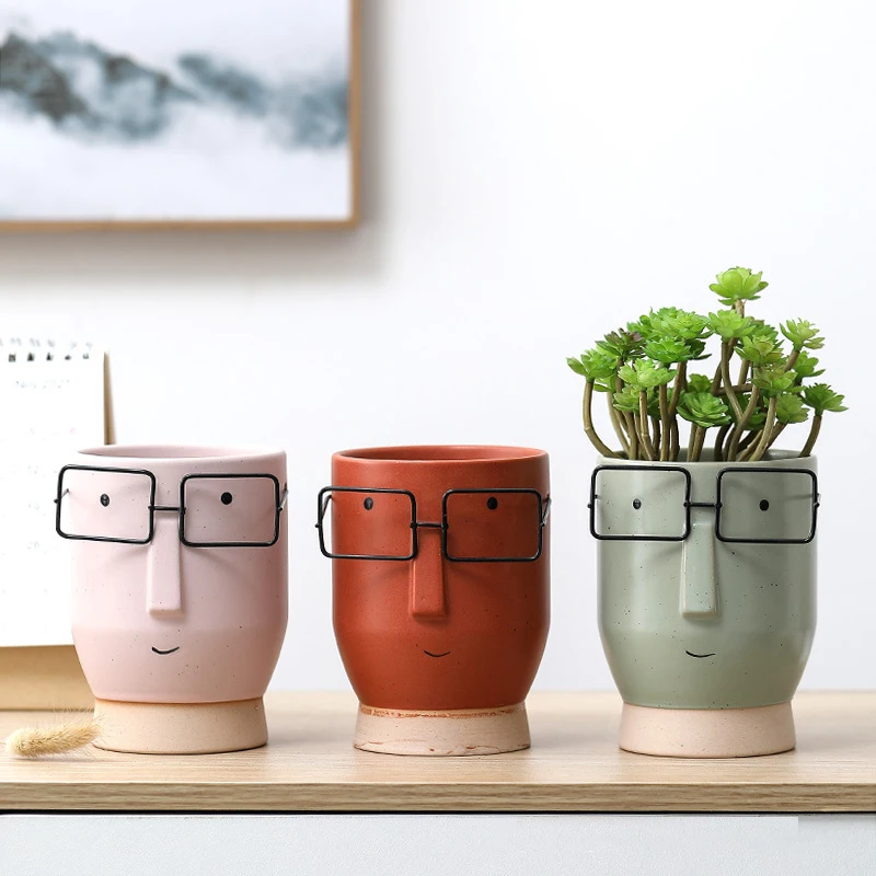 Macetas Suculentas De Cerámica Nórdica Con Agujeros Geométricos Mini Macetas Vidriadas Macetas De Jardineria Oficina Escritorio Bonsai Macetas Estilo 7 Dynwavemx Maceta Suculenta