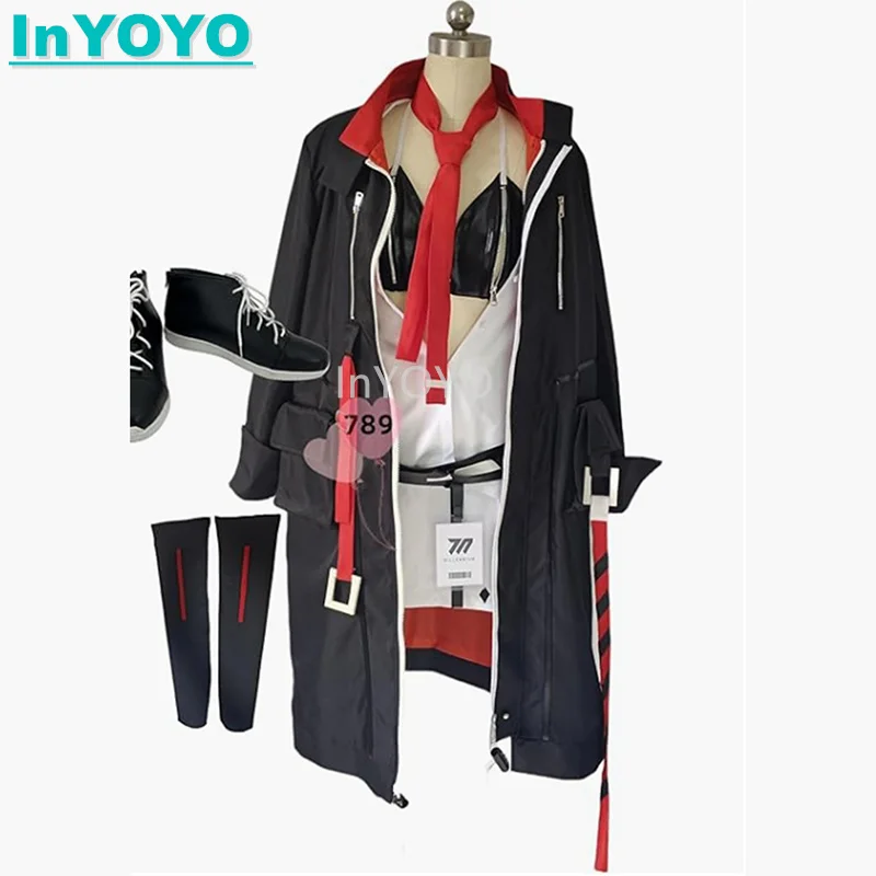 

InYOYO Izumimoto Eimi Cosplay Costume Blue Archive Game Suit Coat Dress Halloween Carnival Party Outfit Women Customized New