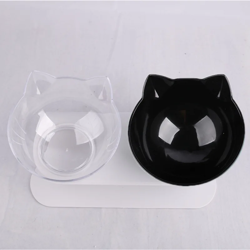 Title 24, Non-Slip Double Cat Bowl Pet Water Food Feed Do...