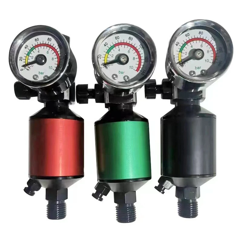 Highend air regulator Filter Spray Gun Air Regulator Gauge Air Spray InLine Water Trap Filter