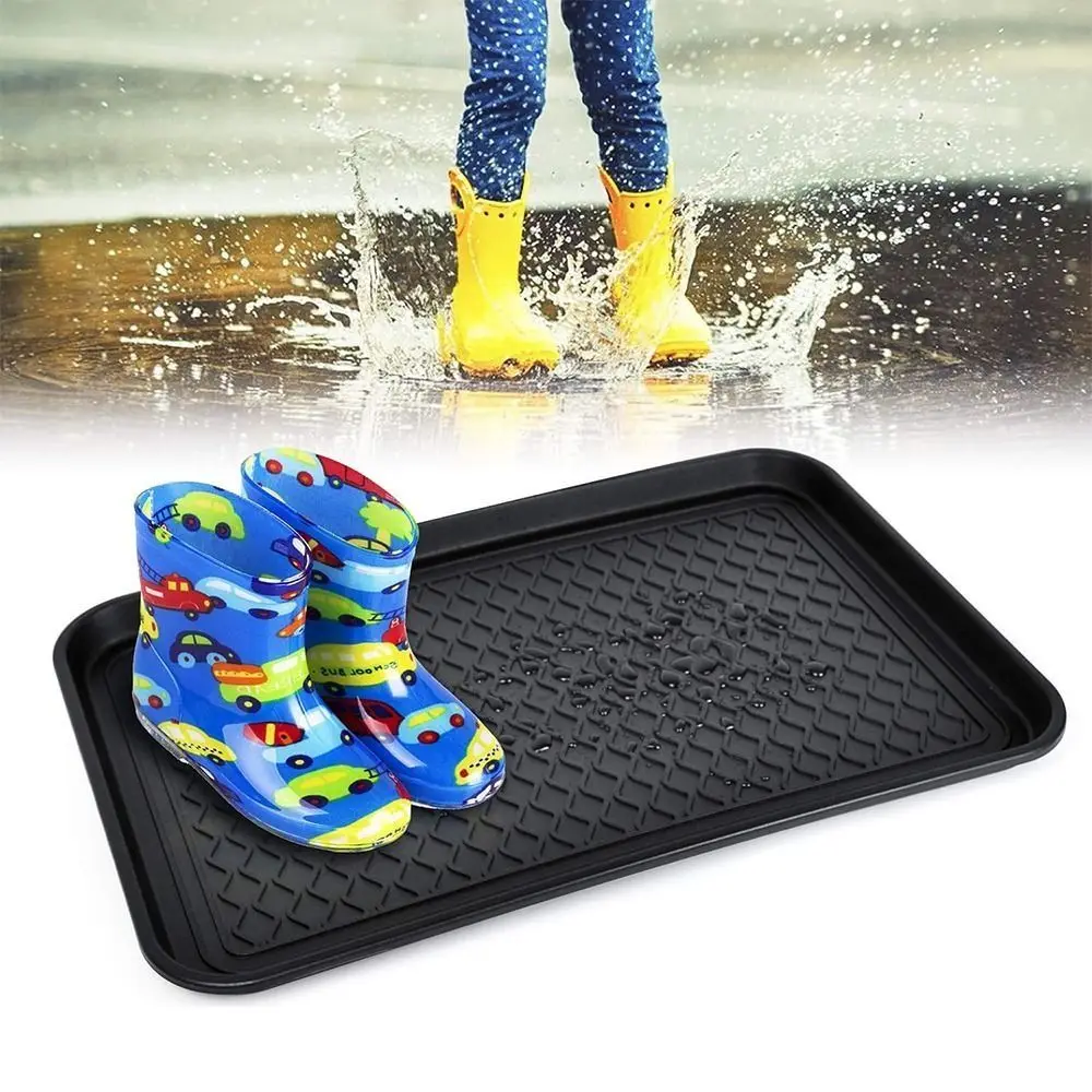 Floor Protection 2IN1 Boot Tray Mat Waterproof Multi-Purpose Wet Shoe Tray Durable with Floor Mat Plants Tray Mat Dog