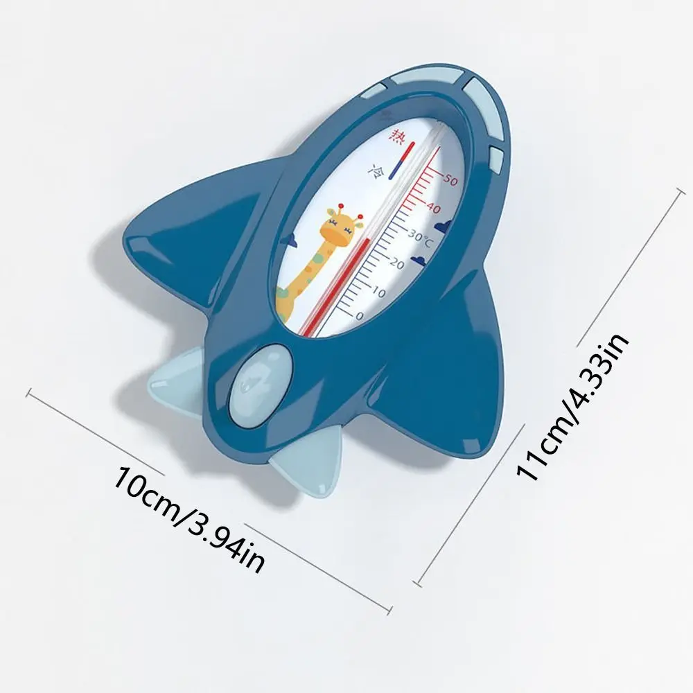 Termómetro de baño con forma de avión para bebé, juguete de seguridad de dibujos animados para Spas, piscina flotante a prueba de agua, medidor de temperatura para niños pequeños