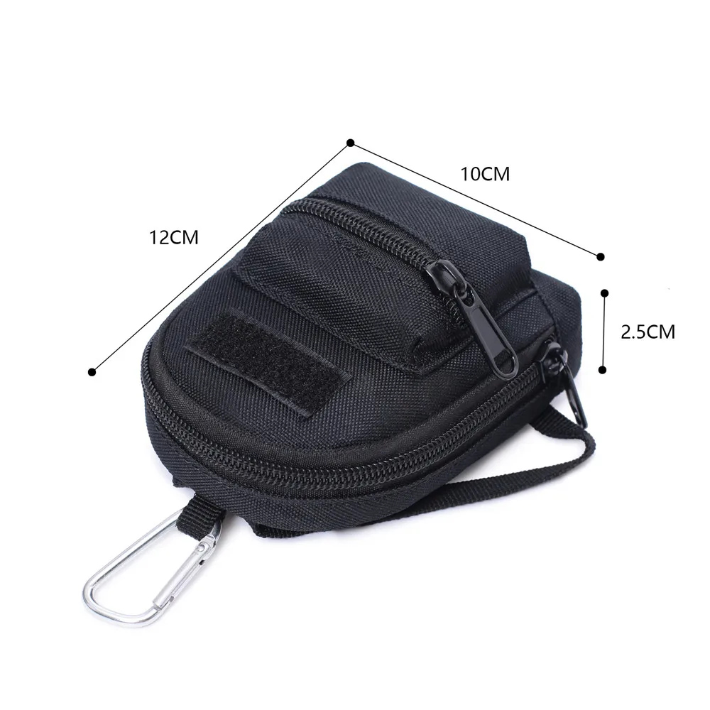 Mannen Rugzak Opknoping Bag Draagbare Portemonnee Key Oortelefoon Opslag Pocket Bag Kaarthouder Wallet Pouch Outdoor Sport Taille tas