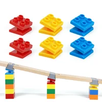 Wooden Track Accessories Adapter Wooden Train Track Adapter Connector Compatible with Wooden Railway Train Tracks 1