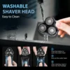 Sejoy Electric Razor for Men Rechargeable Electric Razor Shaving Machines  Mens Electric Shavers, 5