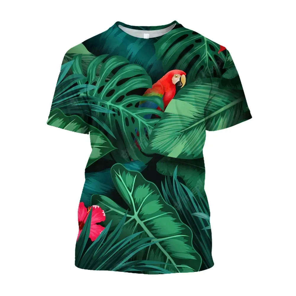 【CPGN STUDIO】Parrot Leaf Embroidery Short Sleeve T-shirt Products – JJ Parrot