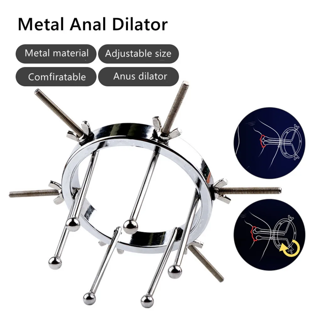 Anal Dilator BDSM Sex Toys For Women Men Anus Expansion Woman Vagina Dilators SM Goods Extreme Speculum Expand Hole Ass Spreader Anal Plug Dilator Vaginal Expander