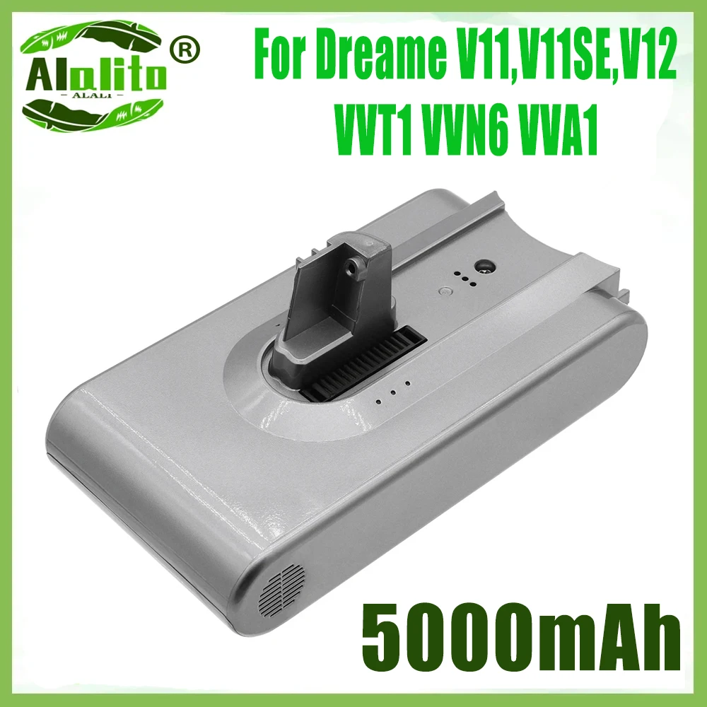 

Original 5000mAh Replacement Battery For Xiaomi Dreame V11 V11SE V12 VVT1 VVN6 VVA1 Wireless Vacuum Cleaner 18650 Battery Pack