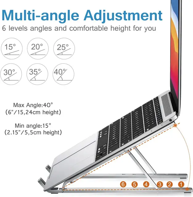 Phone Holder Stand For Samsung Xiaomi Huawei IPad Pro Mac Book Macbook Air Lenovo HP Dell Kindle Table Tablet Laptop Riser Mount 5