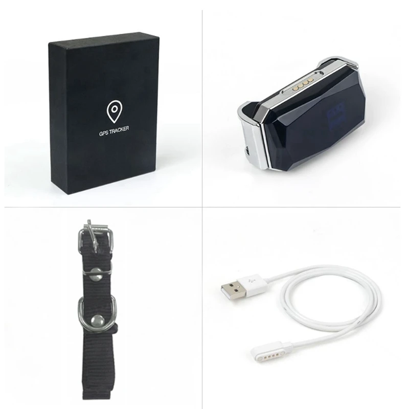 Smart GPS Waterproof Pet Locator GPS Pet Tracker Real Time Tracking With IP67 Waterproof For
