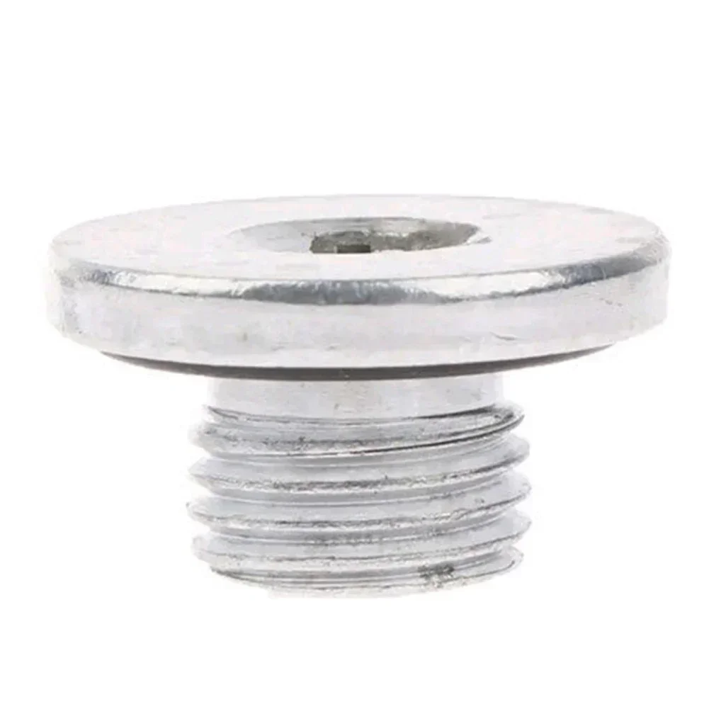M14 X 1.5 Aluminium Alloy Oil Drain Plug Sump Drain Nut Bolt With Copper Gasket For Opel Silver Tone 90502556 Oil Plug