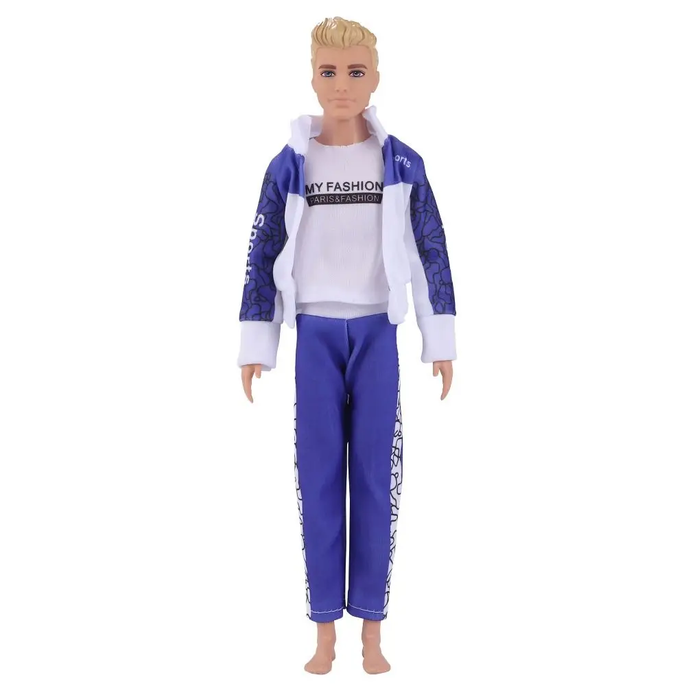 Male Doll Hoodies Casual Wear Set Long Pants Sport Clothing
