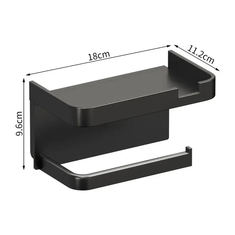 Toilet Paper Holder Plastic Storage Rack for Bathroom Kitchen