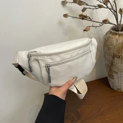 Versatile Large Crossbody Fanny Pack (White)