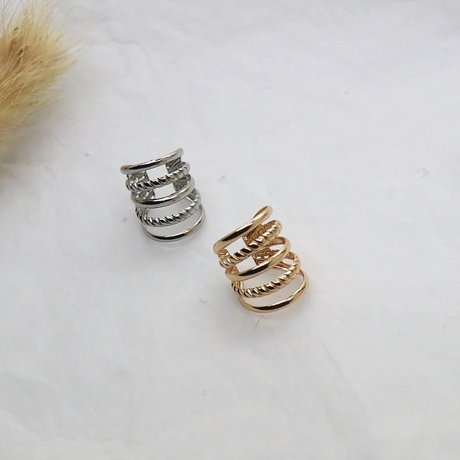 Timlee E025 Grace Fashion Punk Style Alloy Clip Ear Cuff Jewelry