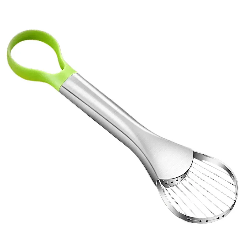 Avocado Melon Cutting Line Cutter Grater Fruit Slicer Housewares Kitchen Utensils Stainless Steel Splitter